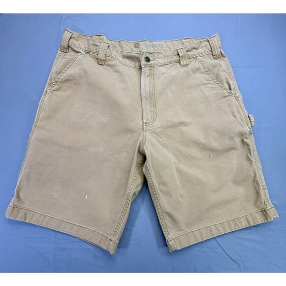 Carhartt Other - Carhartt Men's Rugged Flex Relaxed Fit Canvas Work Shorts SZ 38 Inseam 10.5